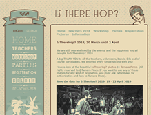 Tablet Screenshot of istherehop.ch